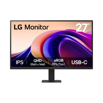 Monitor LG 68,6 cm (27,0") 27U631A-B 2560x1440 100Hz IPS 5ms HDMI USB-C 15W  sRGB99% DynamicActionSync HDR10