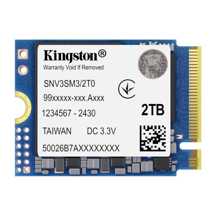 Disk SSD M.2 NVMe PCIe 4.0 500GB Kingston SVN3S 2230 5000/3000MB/s (SNV3SM3/500G) Disk SSD M.2 NVMe PCIe 4.0 500GB Kingston SVN3S 2230 5000/3000MB/s (SNV3SM3/500G)