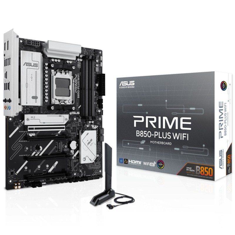 Osnovna plošča AM5 Asus Prime B850 Plus WiFi ATX 1xHDMI 1xDisplayPort
