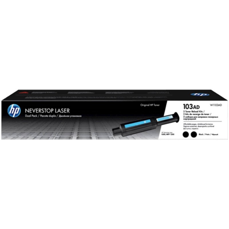 TONER HP 103AD ČRN NEVERSTOP RELOAD KIT ZA NEVERSTOP LASER 1000/MFP 1200 ZA 2 X 2.500 STRANI (W1103AD) HP TONER HP 103AD ČRN NEVERSTOP RELOAD KIT ZA NEVERSTOP LASER 1000/MFP 1200 ZA 2 X 2.500 STRANI (W1103AD)