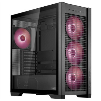 Ohišje Asus TUF Gaming GT302 TG MidiATX - črna RGB