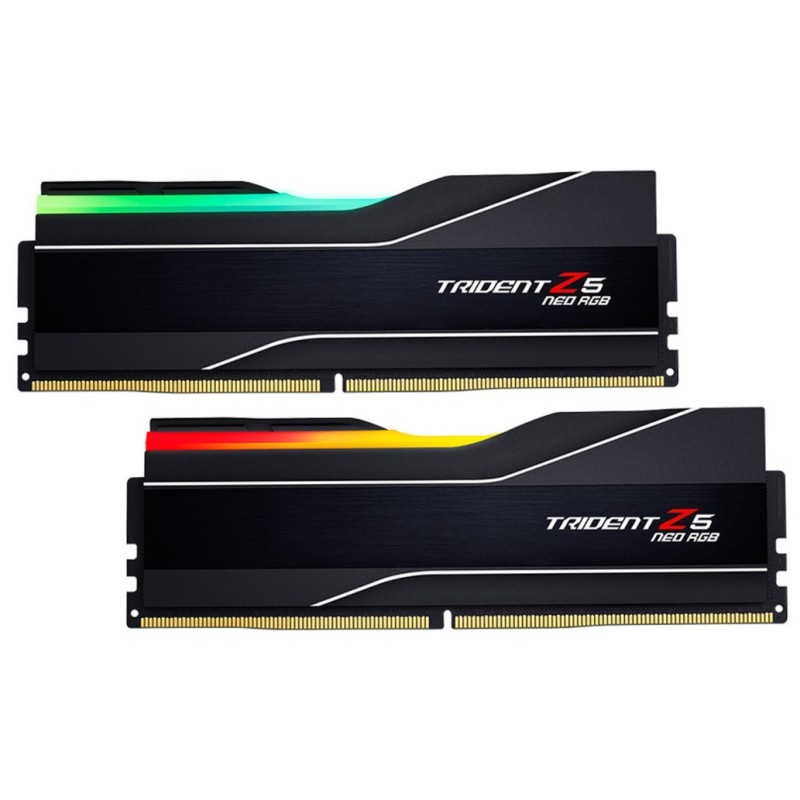 DDR5 32GB 6000MHz CL32 KIT (2x16GB) G.Skill RGB Trident Z5 Neo EXPO 1,35V črna (F5-6000J3238F16GX2-TZ5NR) G.Skill DDR5 32GB 6000MHz CL32 KIT (2x16GB) G.Skill RGB Trident Z5 Neo EXPO 1,35V črna (F5-6000J3238F16GX2-TZ5NR)