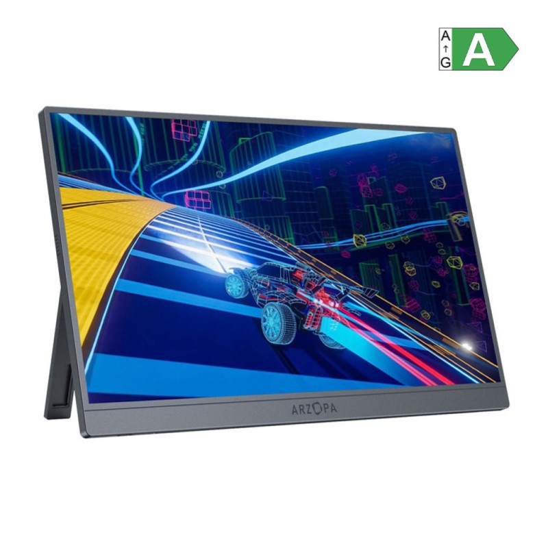 Prenosni monitor Arzopa 40,9 cm (16,1) Z1FC SILVER GRAY 1920x1080 144Hz IPS 13ms HDMI Mini-HDMI USB-C USB Zvočniki NTSC72% HDR10 Arzopa Prenosni monitor Arzopa 40,9 cm (16,1) Z1FC SILVER GRAY 1920x1080 144Hz IPS 13ms HDMI Mini-HDMI USB-C USB Zvočniki NTSC72% HDR10