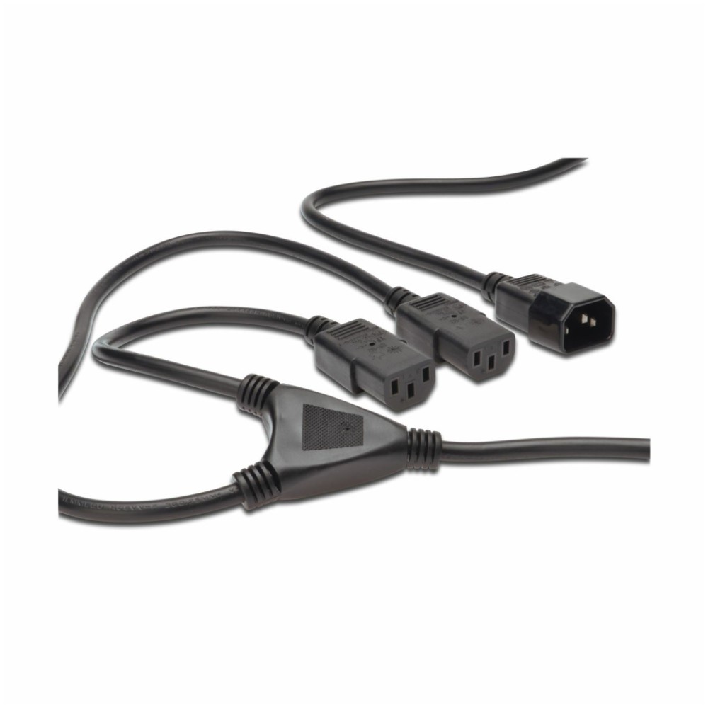 Kabel napajalni 220V Digitus 1xC14 - Y 2xC13 1,70m (AK-440400-017-S) Digitus Kabel napajalni 220V Digitus 1xC14 - Y 2xC13 1,70m (AK-440400-017-S)