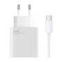 Hišni polnilec 100-240V => 1x USB-A 120W QC GaN Xiaomi 120W 6A z USB-C kablom bel (BHR9462EU)