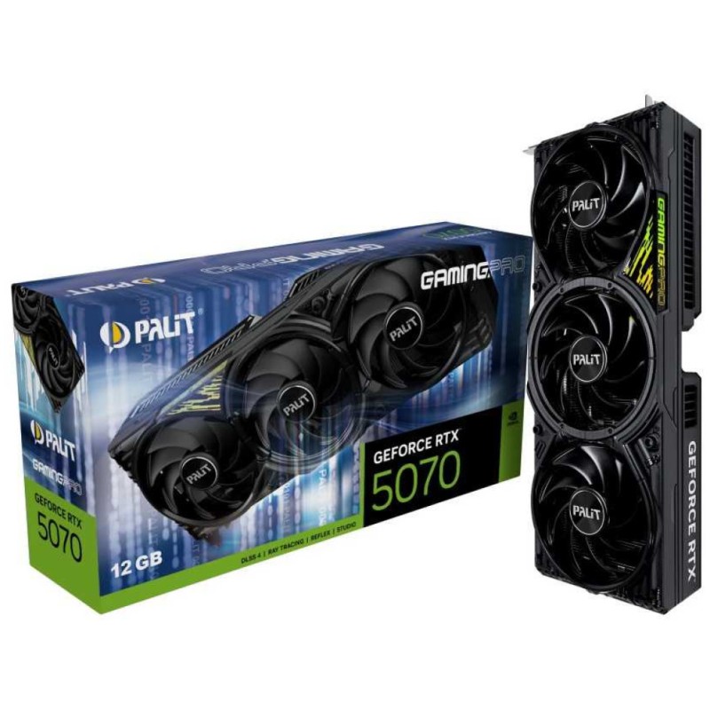 Grafična kartica nVidia RTX5070 Palit Gaming PRO - 12GB GDDR7 (NE75070019K9-GB2050A) Palit Grafična kartica nVidia RTX5070 Palit Gaming PRO - 12GB GDDR7 (NE75070019K9-GB2050A)