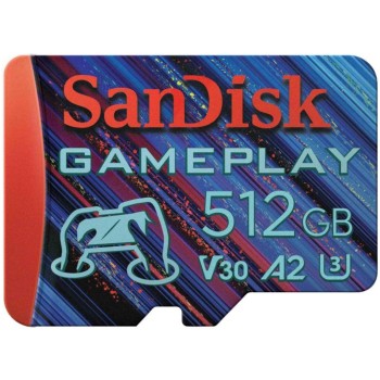 Spominska kartica SDXC 512GB Sandisk Play 190MB/s/130MB/s U3 V30 UHS-I (SDSQXAV-512G-GN6XN)
