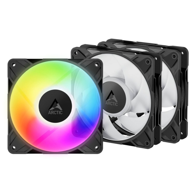 Ventilator Arctic P12 Pro PWM 120mm črna RGB (3 pack)