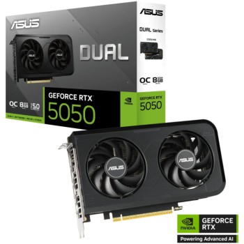 Grafična kartica ASUS Dual GeForce RTX 5050 OC, 8GB GDDR6, PCI-E 5.0 DUAL-RTX5050-O8G