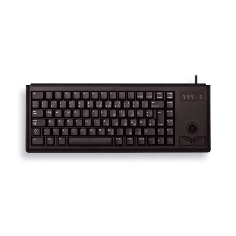 Tipkovnica Žična Cherry G84-4420 UK | črna + vgrajena miška (G84-4420LUBEU-2) Cherry Tipkovnica Žična Cherry G84-4420 UK | črna + vgrajena miška (G84-4420LUBEU-2)