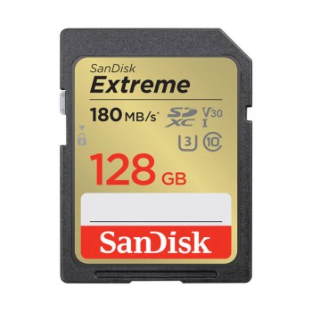 Spominska kartica SDXC 128GB Sandisk Extreme 90MB/s/180MB/s U3 V30 UHS-I (SDSDXVA-128G-GNCIN)