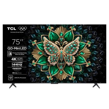 TV sprejemnik TCL 75,0" 190,5 cm 75C61K 4K QD-MINI LED Google TV 4xHDMI USB BT WiFi  HDR