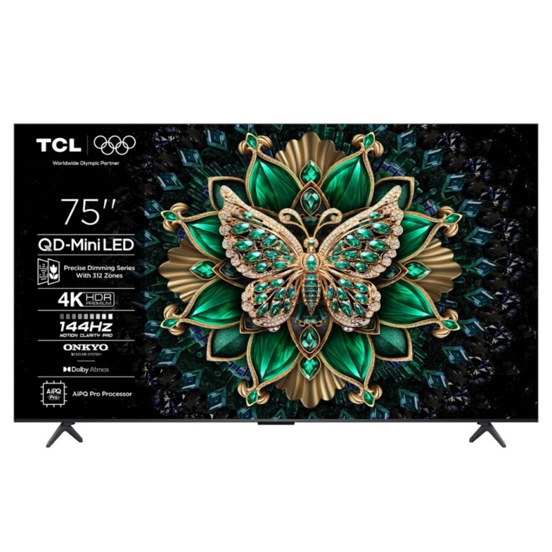 TV sprejemnik TCL 75,0 190,5 cm 75C61K 4K QD-MINI LED Google TV 4xHDMI USB BT WiFi HDR TCL TV sprejemnik TCL 75,0 190,5 cm 75C61K 4K QD-MINI LED Google TV 4xHDMI USB BT WiFi HDR