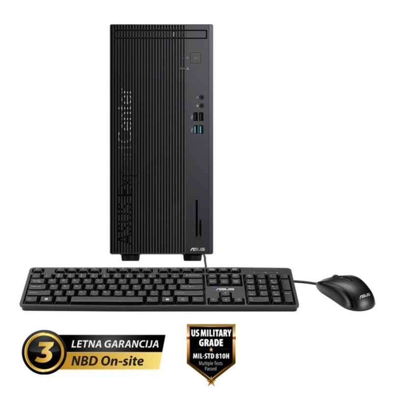 Računalnik Asus MATX ExpertCenter D5 D501MER i5-14500/B760/16GB-DDR5/16GB/1TB/DVDRW/Intel 770 VGA HDMI /BT WiFi RJ45/180W-85%/Win11Pro črna D501MER-WB53D1X ASUS Računalnik Asus MATX ExpertCenter D5 D501MER i5-14500/B760/16GB-DDR5/16GB/1TB/DVDRW/Intel 770 VGA HDMI /BT WiFi RJ45/180W-85%/Win11Pro črna D501MER-WB53D1X