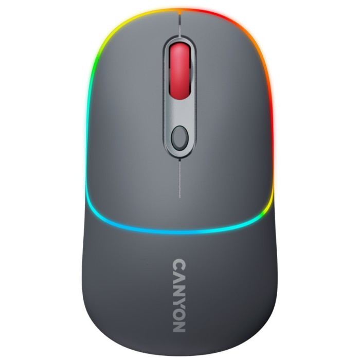 Miš brezžična + Bluetooth Canyon MW-22 1600DPI 4 gumbi temno siva (CNS-CMSW22DG) Miš brezžična + Bluetooth Canyon MW-22 1600DPI 4 gumbi temno siva (CNS-CMSW22DG)