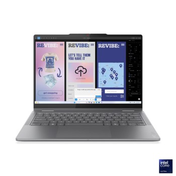 Prenosnik Lenovo 35,5 cm (14,0") Yoga 7 2-in-1 2880x1800 OLED na dotik 500nit 120Hz Ultra 7-258V/32GB/SSD1TB/BL/Windows Hello/ALU/Intel Arc 140V/Win11Home (83JQ0024SC)