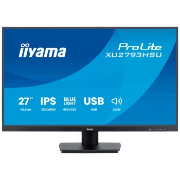 Monitor Iiyama 68,6 cm (27,0") XU2793HSU-B7 1920x1080 100Hz IPS 1ms HDMI DisplayPort 2xUSB2.0 Zvočniki  3H sRGB96% ProLite