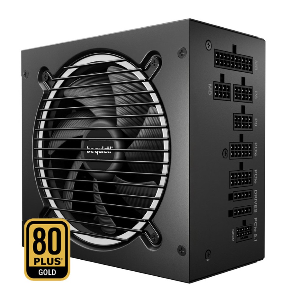 Napajalnik - 1000W be quiet! Pure Power 13 M 80Plus Gold 94,4% ATX 3.1 (Gen5) Modular črna (BP028EU)
