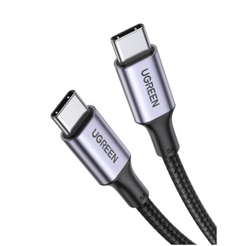 Kabel USB-C => USB-C 2.0 tekstilni ovoj 3,00m 20V/5A 100W QC FCP Ugreen (90120)