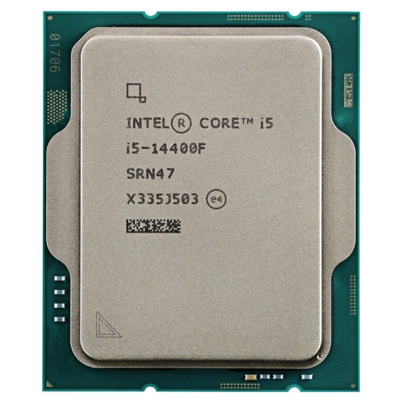 Procesor Intel 1700 Core i5 14400F 10C/16T 2.5GHz/4.7GHz tray 65W/148W brez grafike brez hladilnika INTEL Procesor Intel 1700 Core i5 14400F 10C/16T 2.5GHz/4.7GHz tray 65W/148W brez grafike brez hladilnika