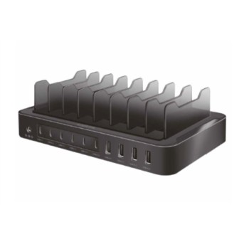 USB polnilna postaja 6x USB-C 2x USB-A QC 3.0 and 2x USB-A 2.4 A 120W Logilink (PA0327) USB polnilna postaja 6x USB-C 2x USB-A QC 3.0 and 2x USB-A 2.4 A 120W Logilink (PA0327)