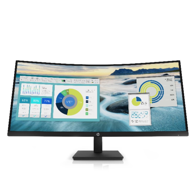 Monitor HP 86,4 cm (34,0) P34hc G4 3440x1440 Curved VA 5ms HDMI DisplayPort USB-C 65W 4xUSB3.2 HAS Zvočniki 3H sRGB99% HP Monitor HP 86,4 cm (34,0) P34hc G4 3440x1440 Curved VA 5ms HDMI DisplayPort USB-C 65W 4xUSB3.2 HAS Zvočniki 3H sRGB99%