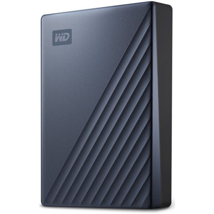 Prenosni disk 6,4cm (2,5") 5TB USB-C WD My Passport - modra (WDBFTM0050BBL-WESN) Prenosni disk 6,4cm (2,5") 5TB USB-C WD My Passport - modra (WDBFTM0050BBL-WESN)
