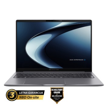 Prenosnik Asus 39,6 cm (15,6") ExpertBook P3 1920x1200 300nit i7-13620H/32GB/SSD1TB/BL/FP/ALU/Intel UHD/Win11Pro (90NX08C1-M005L0)