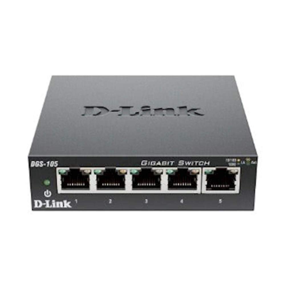 STIKALO 5-PORT D-link 100/1000 (DGS-105) D-link STIKALO 5-PORT D-link 100/1000 (DGS-105)