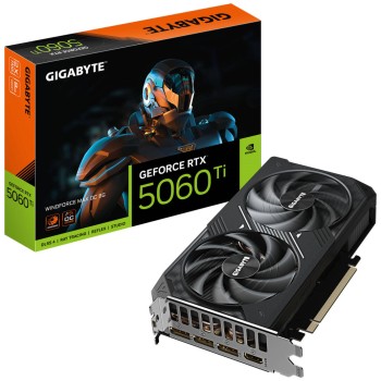 Grafična kartica nVidia RTX5060Ti GigaByte Windforce Max OC - 8GB GDDR7 (GV-N506TWF2MAX OC-8GD)