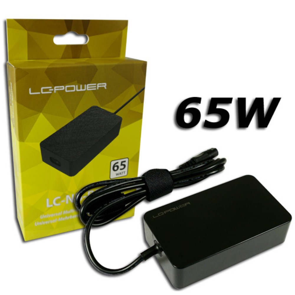 Napajalnik za prenosnik univerzalni 65W LC Power LC-NB-PRO-65 (10 adapterjev) LC Power Napajalnik za prenosnik univerzalni 65W LC Power LC-NB-PRO-65 (10 adapterjev)