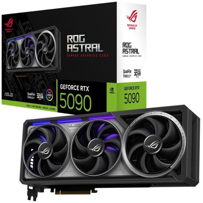 Grafična kartica nVidia RTX5090 Asus ROG Astral - 32GB GDDR7 (90YV0LW1-M0NA00) ASUS Grafična kartica nVidia RTX5090 Asus ROG Astral - 32GB GDDR7 (90YV0LW1-M0NA00)