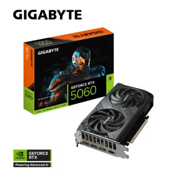 Grafična kartica nVidia RTX5060 GigaByte Windforce Max OC - 8GB GDDR7 (GV-N5060WF2MAX OC-8GD)