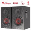 Zvočniki Genesis HELIUM 200 20W 2.0 (črna-rdeča) Genesis Zvočniki Genesis HELIUM 200 20W 2.0 (črna-rdeča)