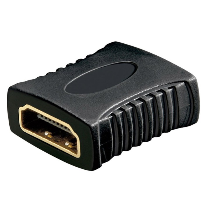 Adapter HDMI (ž) => HDMI (ž) Goobay 19-pin ženski v 19-pin ženski 4K@60Hz (60729) Adapter HDMI (ž) => HDMI (ž) Goobay 19-pin ženski v 19-pin ženski 4K@60Hz (60729)