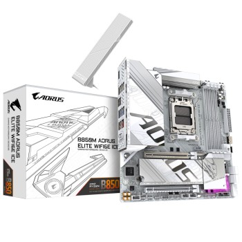 Osnovna plošča AM5 GigaByte B850M Aorus Elite WiFi6E ICE microATX 1xHDMI 1xDisplayPort