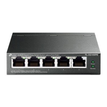 KALO 5-PORT TL-SG105PE Easy Smart Switch 100/1000 4-Port PoE+ (TL-SG105PE)