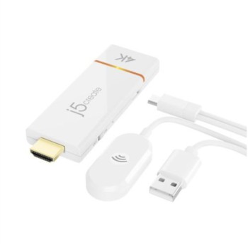 Brezžični adapter 4k j5create za zrcaljenje slike na TV iz iOS, Android, Windows... Brezžični adapter 4k j5create za zrcaljenje slike na TV iz iOS, Android, Windows...