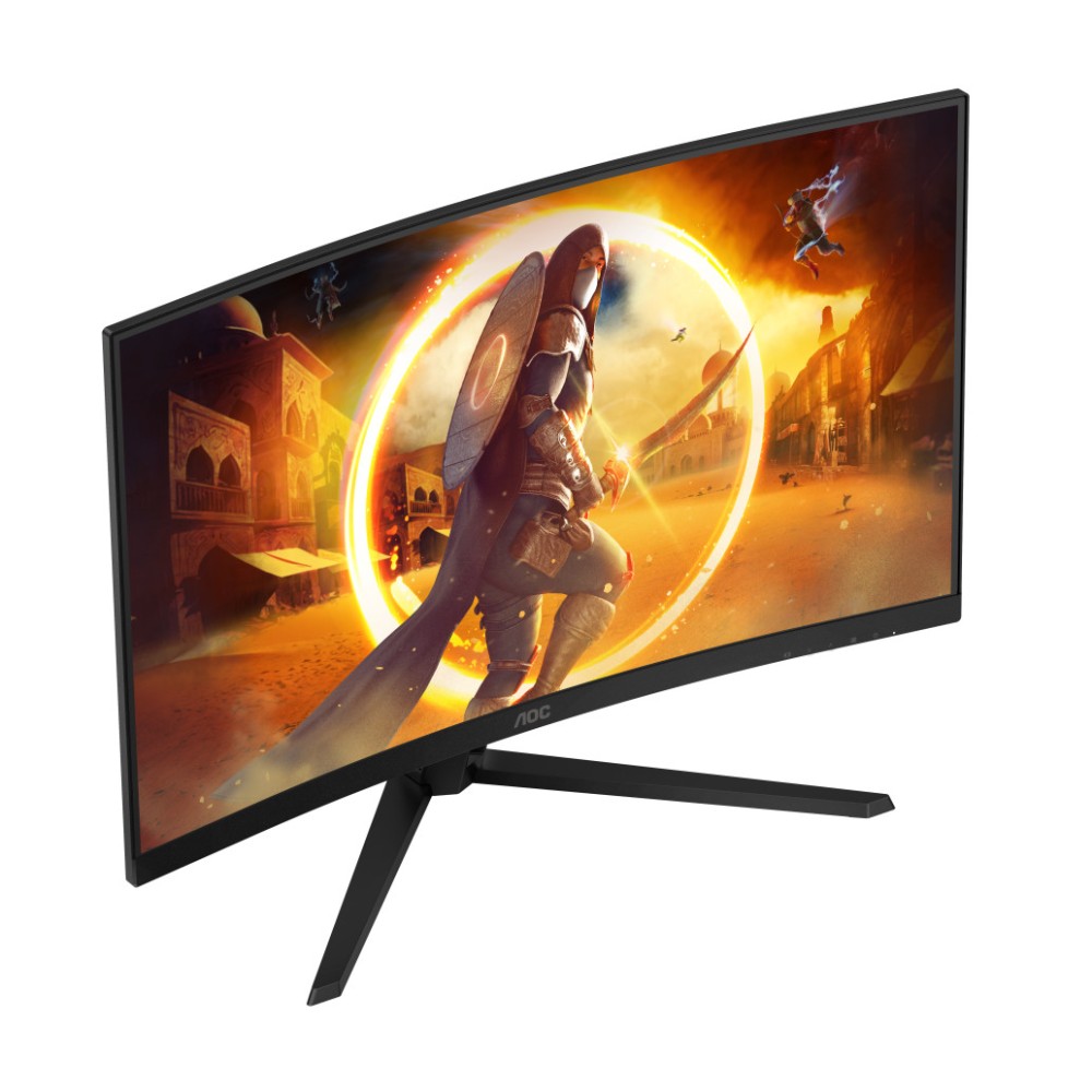 Monitor AOC 80 cm (31,5) CQ32G4VE 2560x1440 Curved Gaming 180Hz Fast-VA 0,5ms 2xHDMI DisplayPort sRGB124,2% AdaptiveSync HDR10 AOC Monitor AOC 80 cm (31,5) CQ32G4VE 2560x1440 Curved Gaming 180Hz Fast-VA 0,5ms 2xHDMI DisplayPort sRGB124,2% AdaptiveSync HDR10