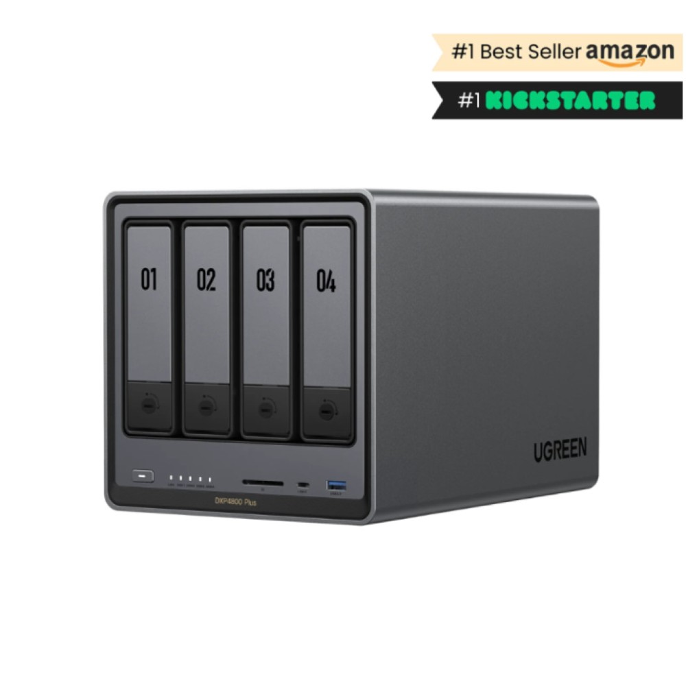 NAS ohišje Ugreen NASync DXP4800 Plus za 4+2 HDD/SSD Intel 8505 8GB DDR5 1x2.5GbE 1x 10GbE UGREEN NAS ohišje Ugreen NASync DXP4800 Plus za 4+2 HDD/SSD Intel 8505 8GB DDR5 1x2.5GbE 1x 10GbE