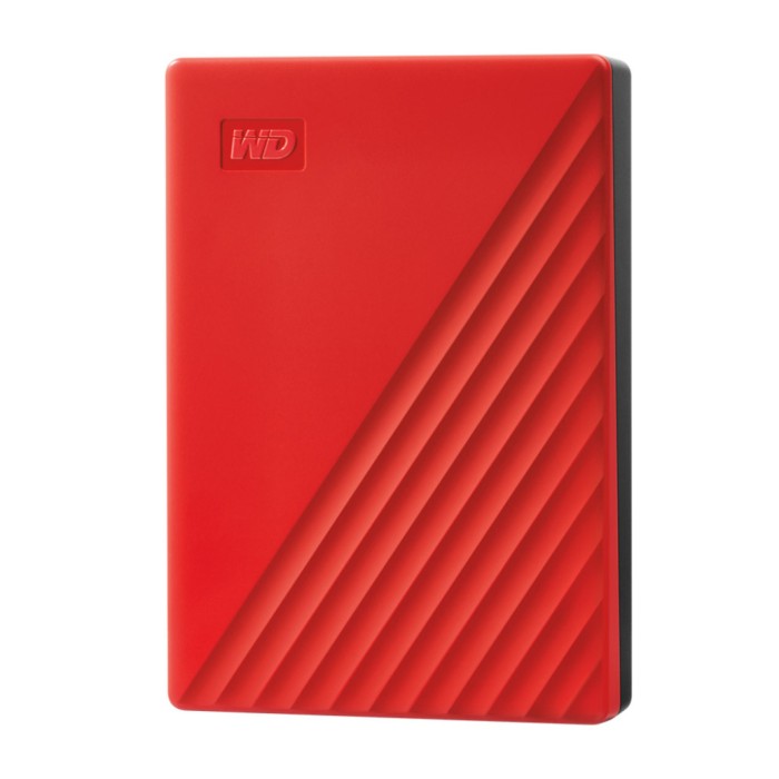 Prenosni disk 6,4cm (2,5") 4TB USB 3.0 WD My Passport - rdeča WDBPKJ0040BRD-WESN