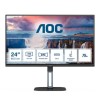 Monitor AOC 60,5 cm (23,8) 24V5C 1920x1080 75Hz IPS 4ms HDMI DisplayPort USB-C 65W 4xUSB3.2 Pivot Zvočniki  3H sRGB119% FreeSync E-Line
