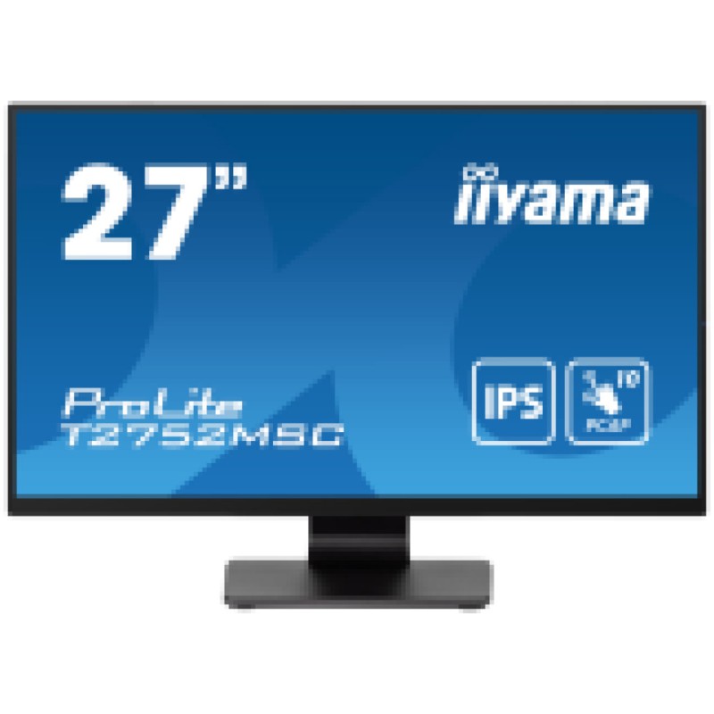 Monitor touch Iiyama 68,6 cm (27,0) T2752MSC-B1 1920x1080 POS IPS 5ms HDMI DisplayPort 2xUSB3.2 Zvočniki 7H ProLite Iiyama Monitor touch Iiyama 68,6 cm (27,0) T2752MSC-B1 1920x1080 POS IPS 5ms HDMI DisplayPort 2xUSB3.2 Zvočniki 7H ProLite