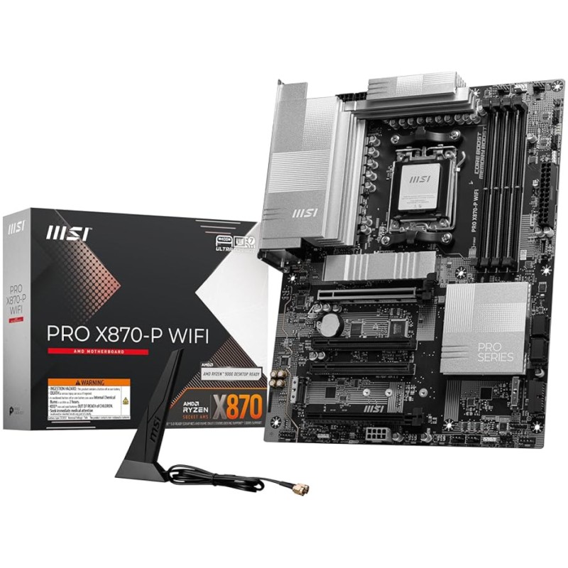 Osnovna plošča AM5 MSI PRO X870E-P WIFI ATX HDMI MSI Osnovna plošča AM5 MSI PRO X870E-P WIFI ATX HDMI