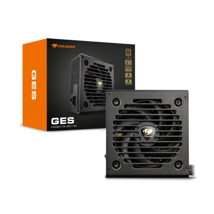 Napajalnik - 850W Cougar GES Gold 80Plus Gold 91% ATX 3.1 (Gen5) 120mm črna (CGR GES-850)