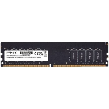DDR4 32GB 3200MHz CL22 Single (1x32GB) PNY Value 1,2V PC črna (MD32GSD43200-SI)