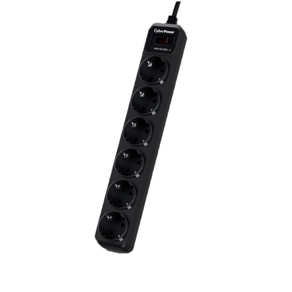 Prenapetostna zaščita CyberPower SurgeProtector 1,80m 6x230V (B0620SC0-DE) CyberPower Prenapetostna zaščita CyberPower SurgeProtector 1,80m 6x230V (B0620SC0-DE)