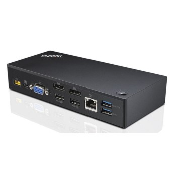 Priklopna postaja RNW Lenovo ThinkPad USB-C => 3xUSB3.0 2xUSB2.0 1xUSB-C RJ45  2xDisplayPort  Audio Lenovo + 90W napajalnik priložen / A+