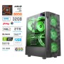Računalnik MEGA MT S7 R7-7800X3D/RTX5070/32GB-DDR5/2TB-4.0/750W/Brez OS RGB + Estetski napajalni kabli [Zelena / Črna]