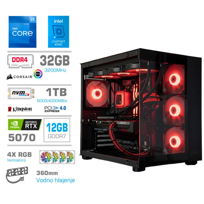 Računalnik MEGA MT S5 i7-12700K/RTX5070/32GB/1TB-4.0/750W/Brez OS/črna RGB + Estetski napajalni kabli [Rdeča / Črna) MEGA Računalnik MEGA MT S5 i7-12700K/RTX5070/32GB/1TB-4.0/750W/Brez OS/črna RGB + Estetski napajalni kabli [Rdeča / Črna)